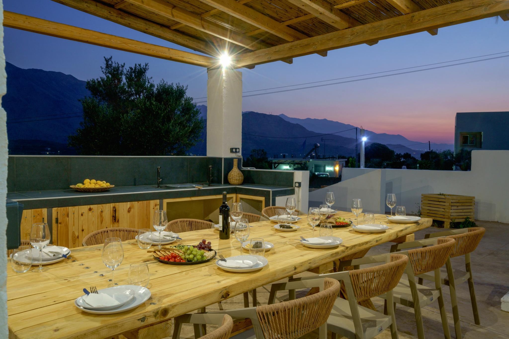 Yammas Stone Villa - Terrasbalkon