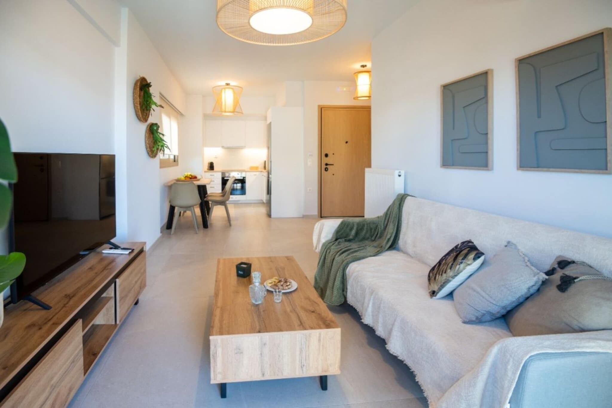 Rethymno Town - Apartment - Woonkamer