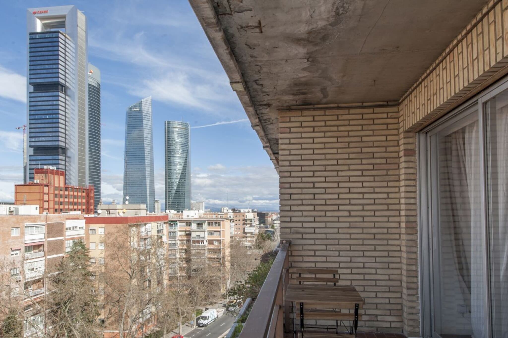 Plaza de Castilla III - Terrasse/Balkon