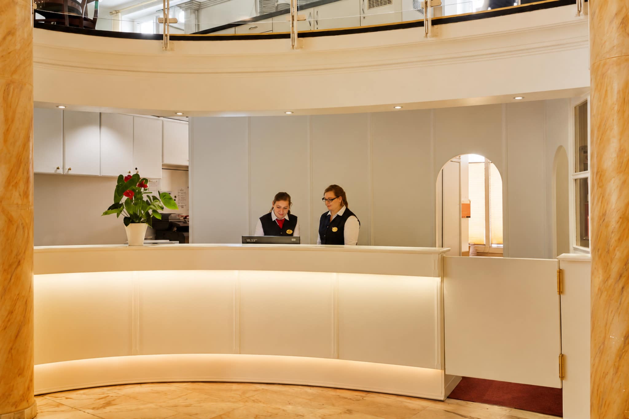 H Hotel Stade Herzog Widukind- Standard Single Room - Hal-ontvangst
