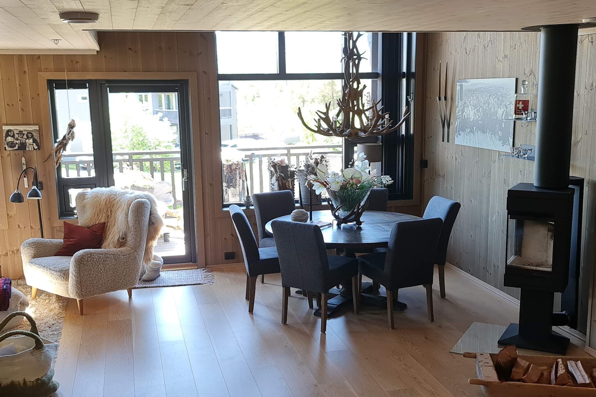 4 sterren vakantie huis in Hovden - Binnen