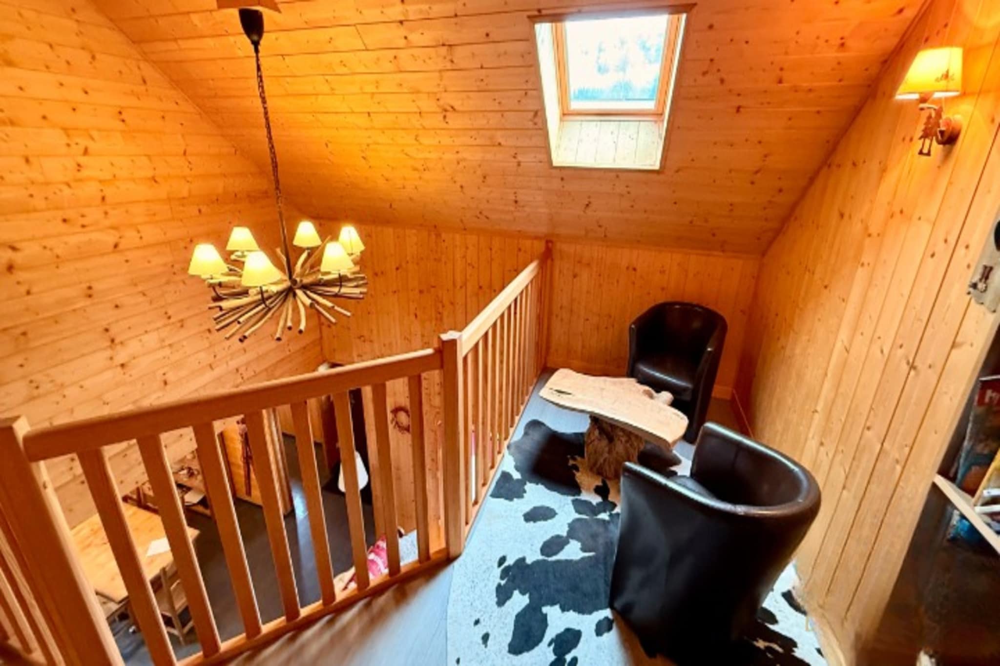Chalet Au Coin du Feu - Woonkamer