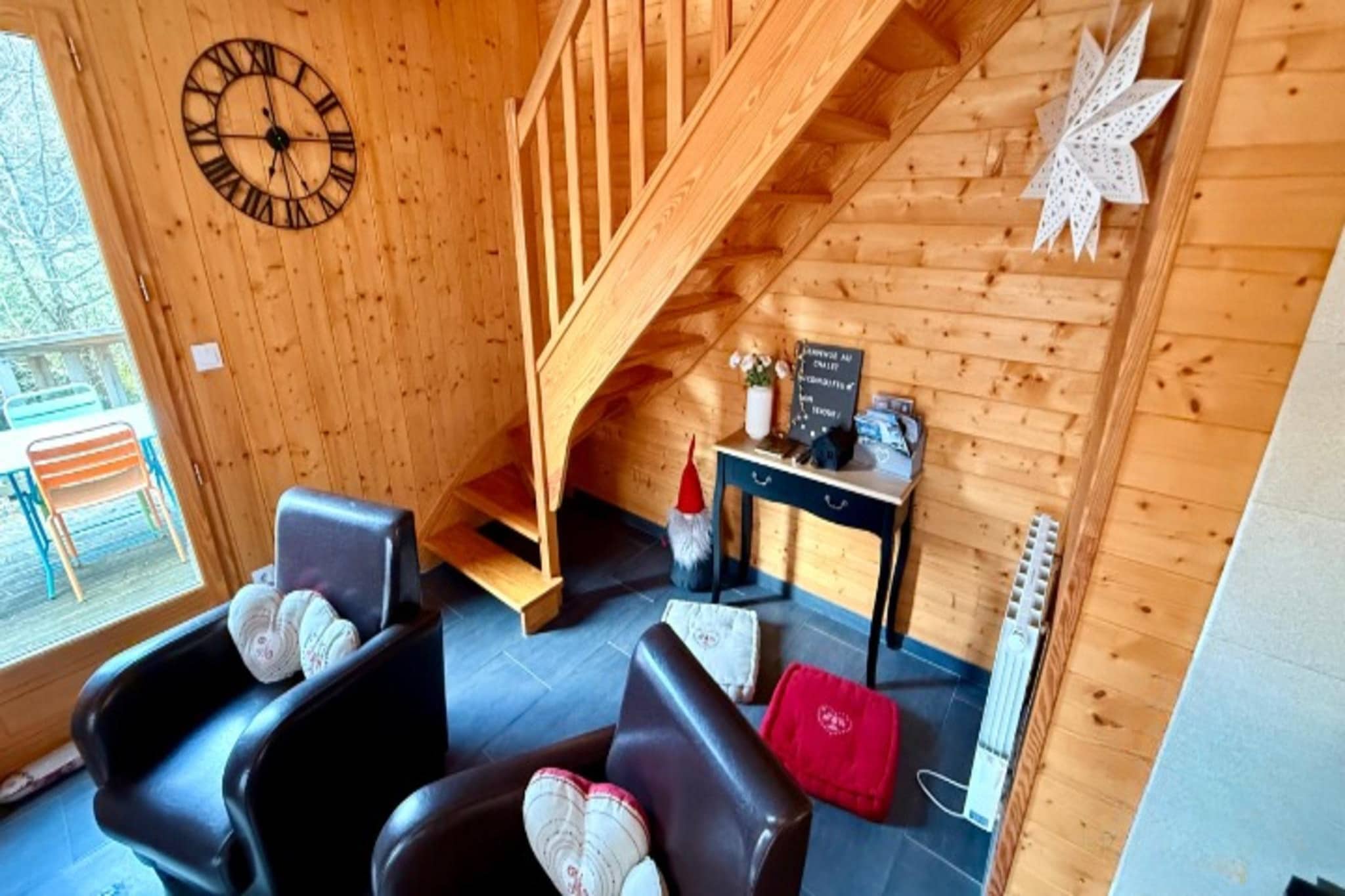 Chalet Au Coin du Feu - Woonkamer