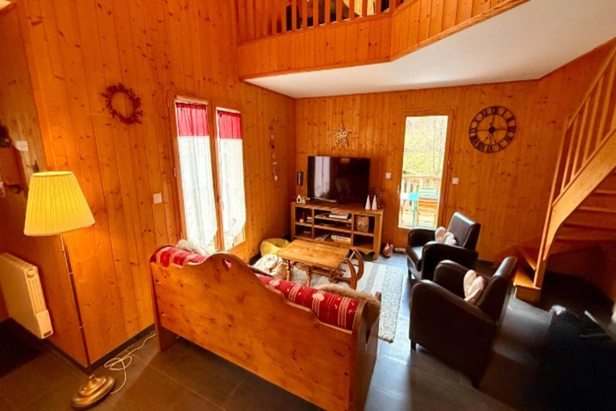 Chalet Au Coin du Feu - Woonkamer