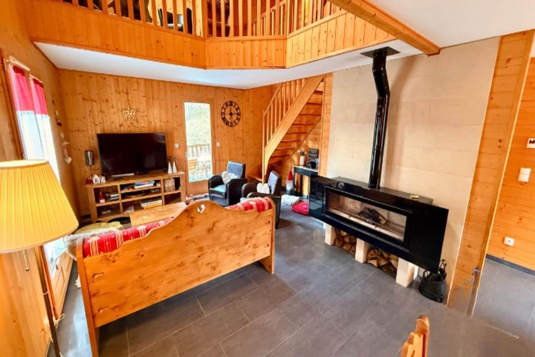 Chalet Au Coin du Feu - Woonkamer