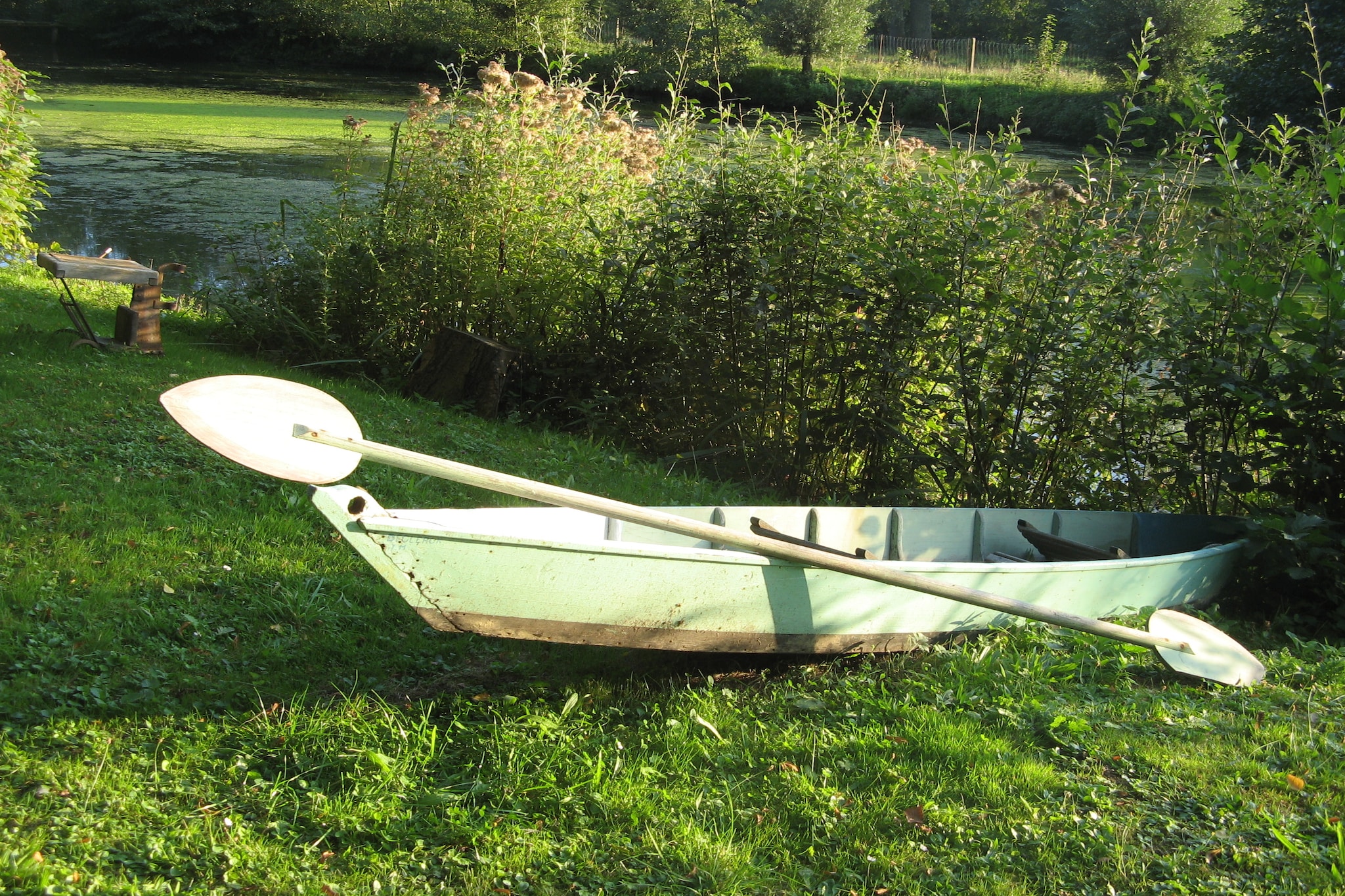 Jolie petite maison Picarde au bord de l'eau - Garten Sommer