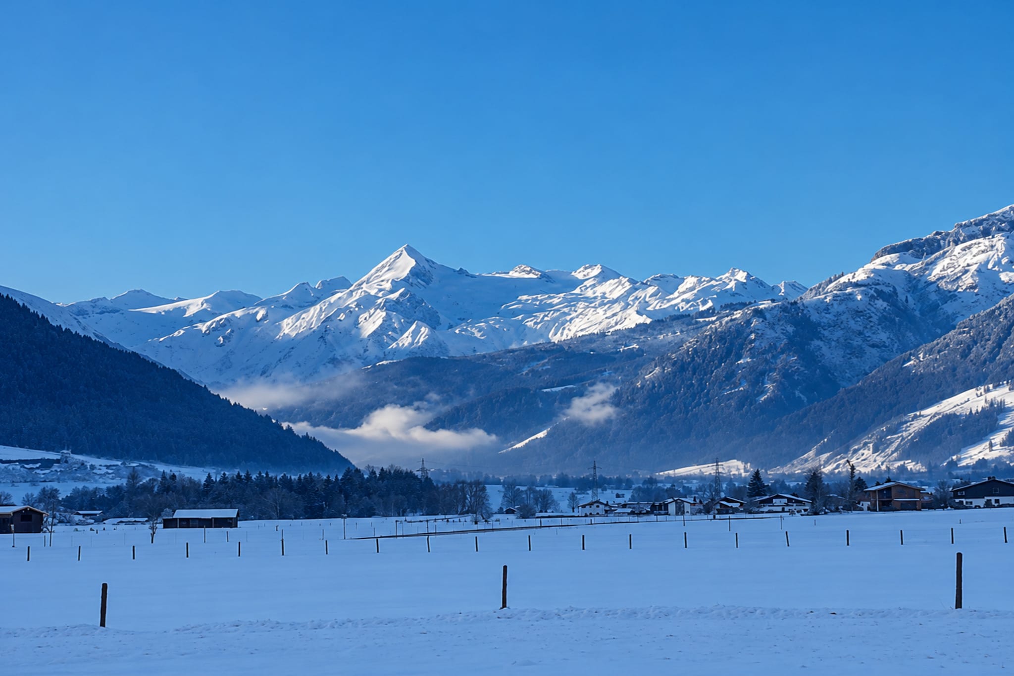 Appartement Eggerhof - Aussicht Winter
