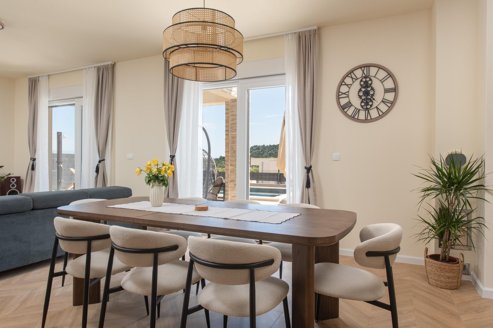 Villa Ginger – Your Peaceful Family Escape Near Omiš - Esszimmer