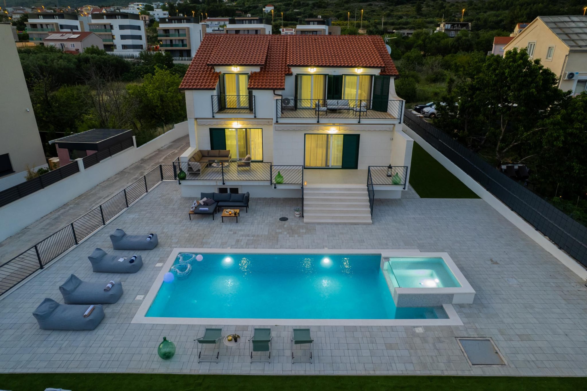 Villa Perla M - Außenbereich Sommer