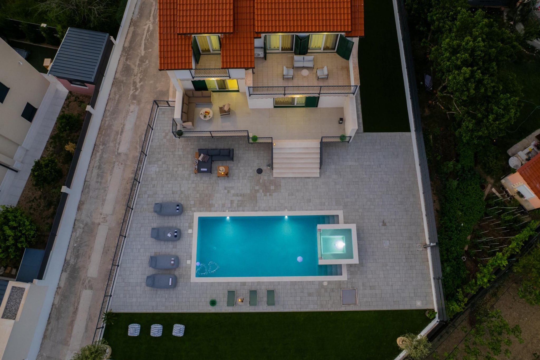 Villa Perla M - Außenbereich Sommer