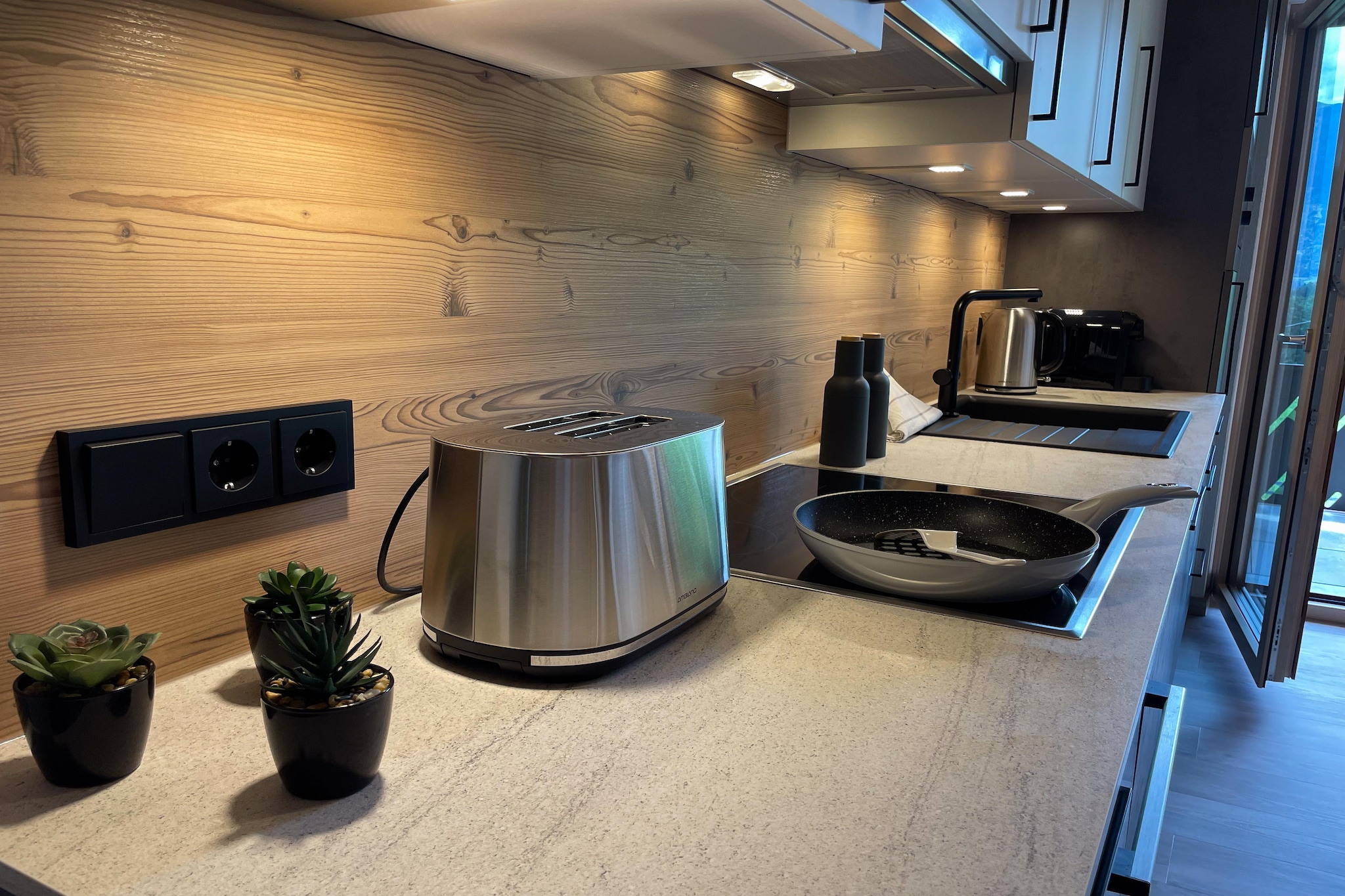 Panoramablick Kaunergrat Homes - Kitchen