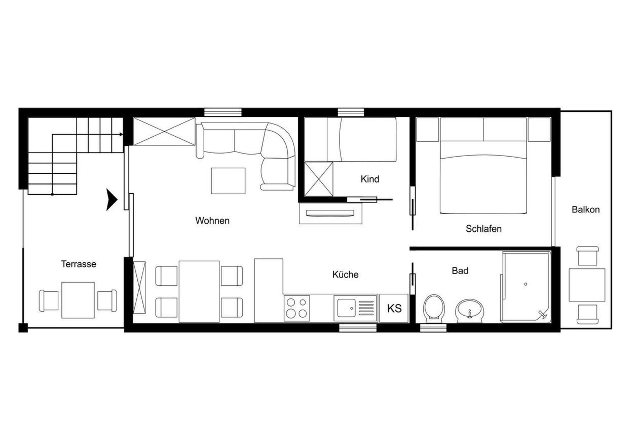 Sea Lodges Portoroz - BH 75 - Floor plan