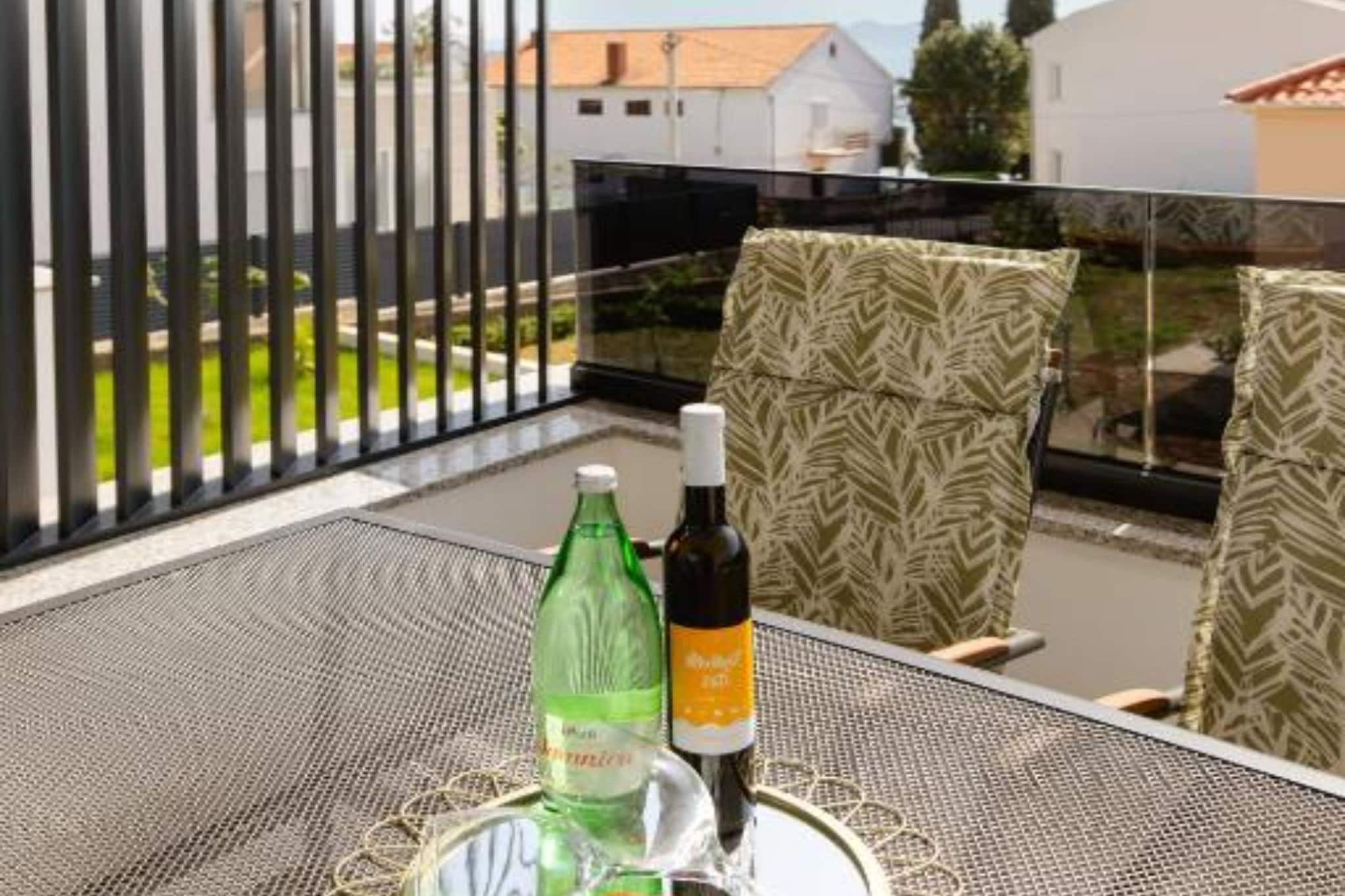 Apartments Luma Diklo - Classic One Bedroom Apartment with Sea View - Terrasse / balcon