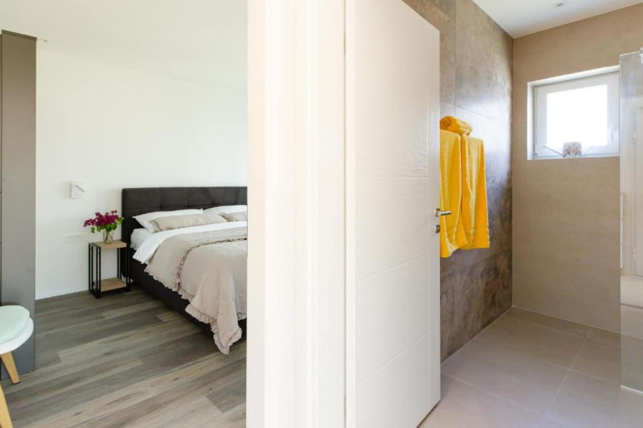 Apartments Luma Diklo - Classic One Bedroom Apartment with Sea View - Chambre