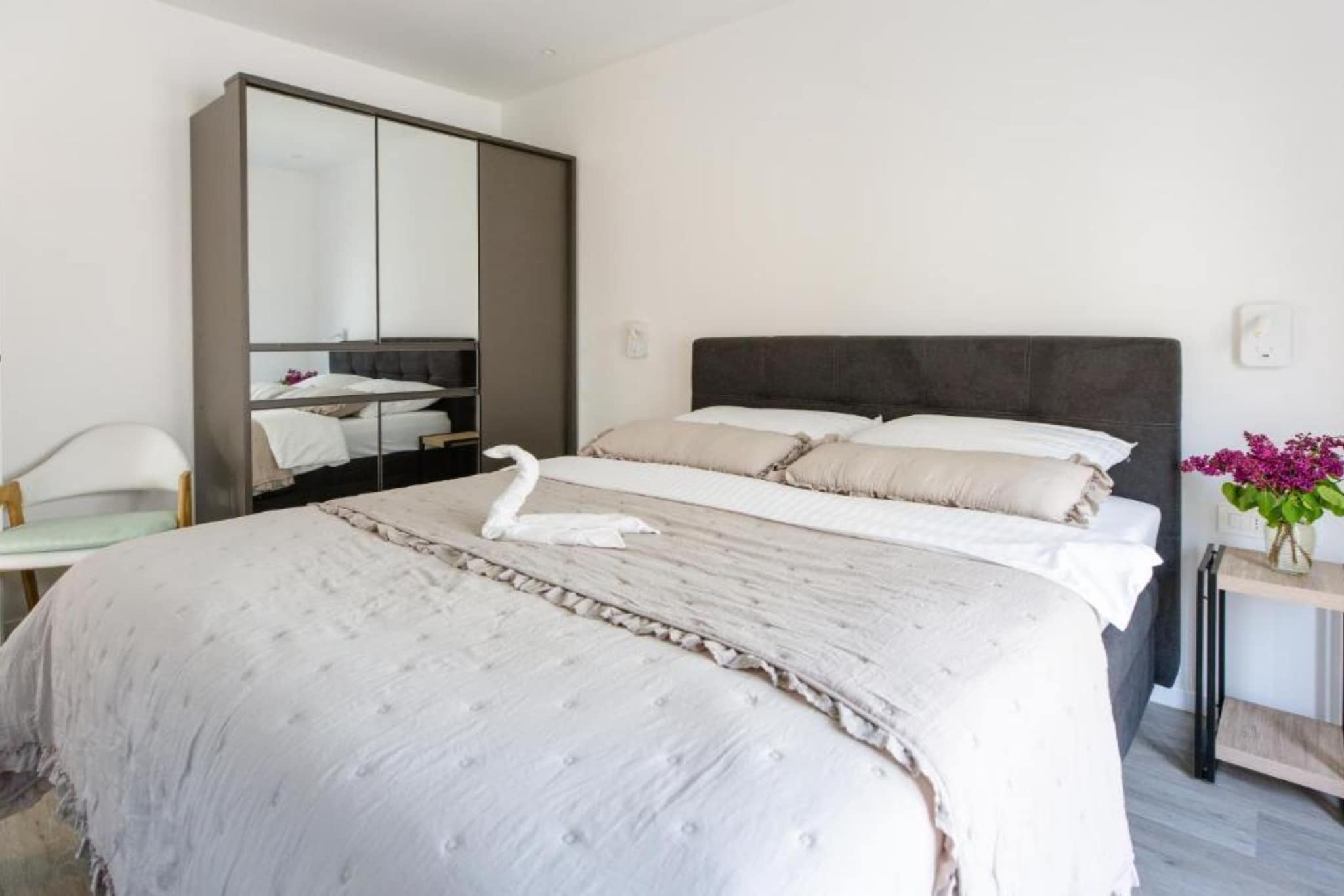 Apartments Luma Diklo - Classic One Bedroom Apartment with Sea View - Chambre