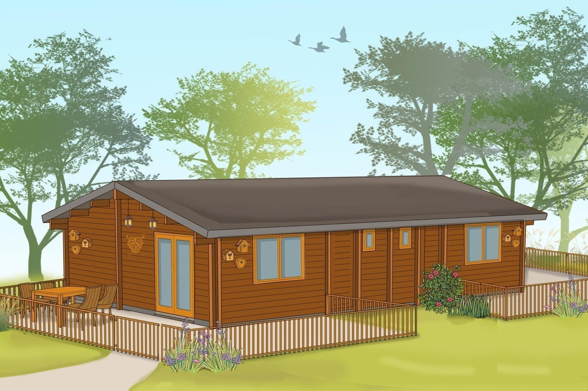 Woezel & Pip Lodge 4p - Buitenkant zomer