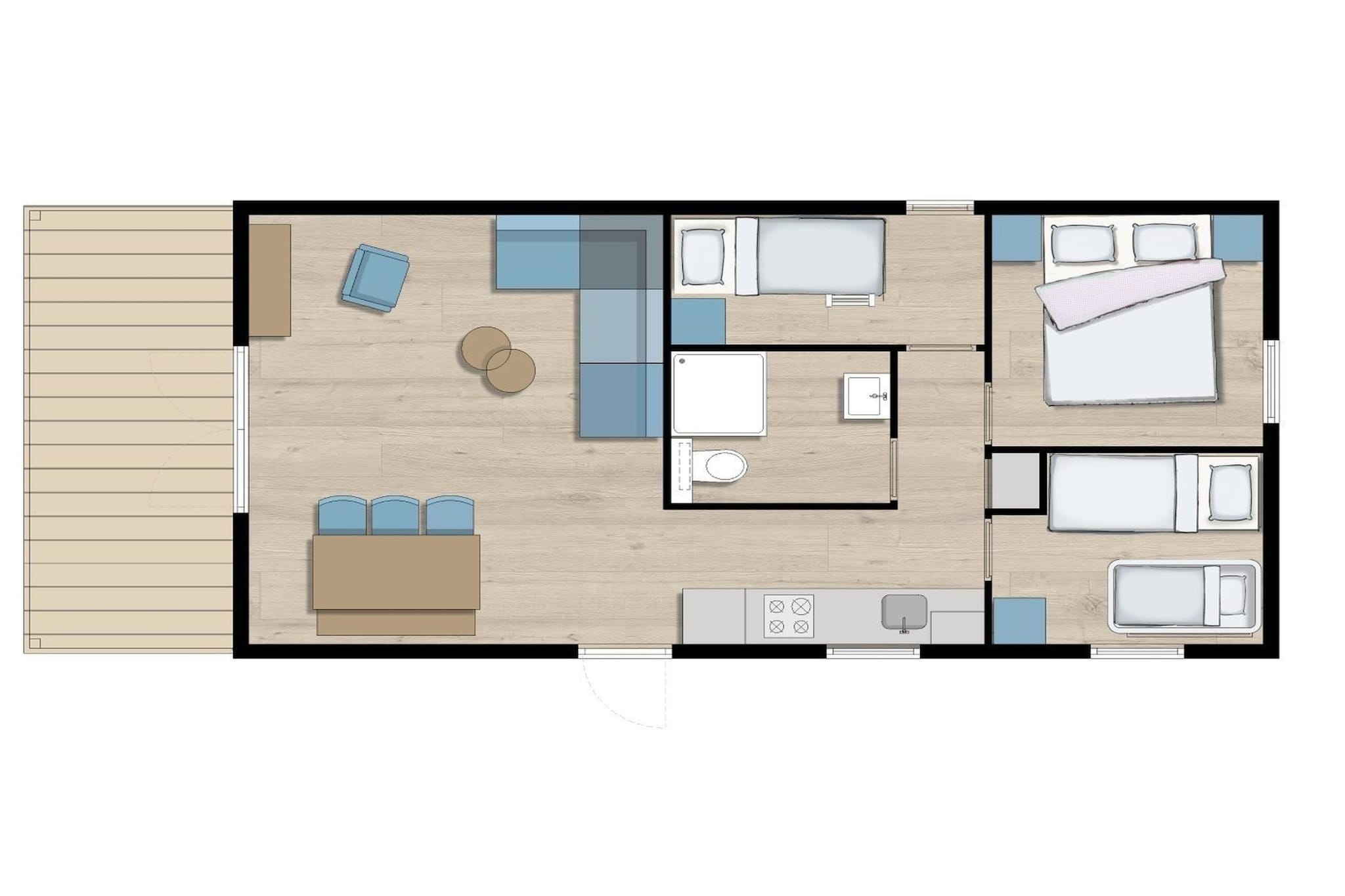 Vlindertjes Venhuis 5p - Plattegrond
