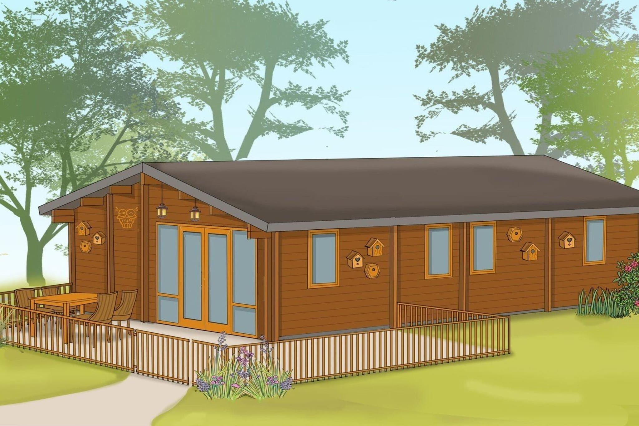 Woezel & Pip Babylodge 6p - Buitenkant zomer