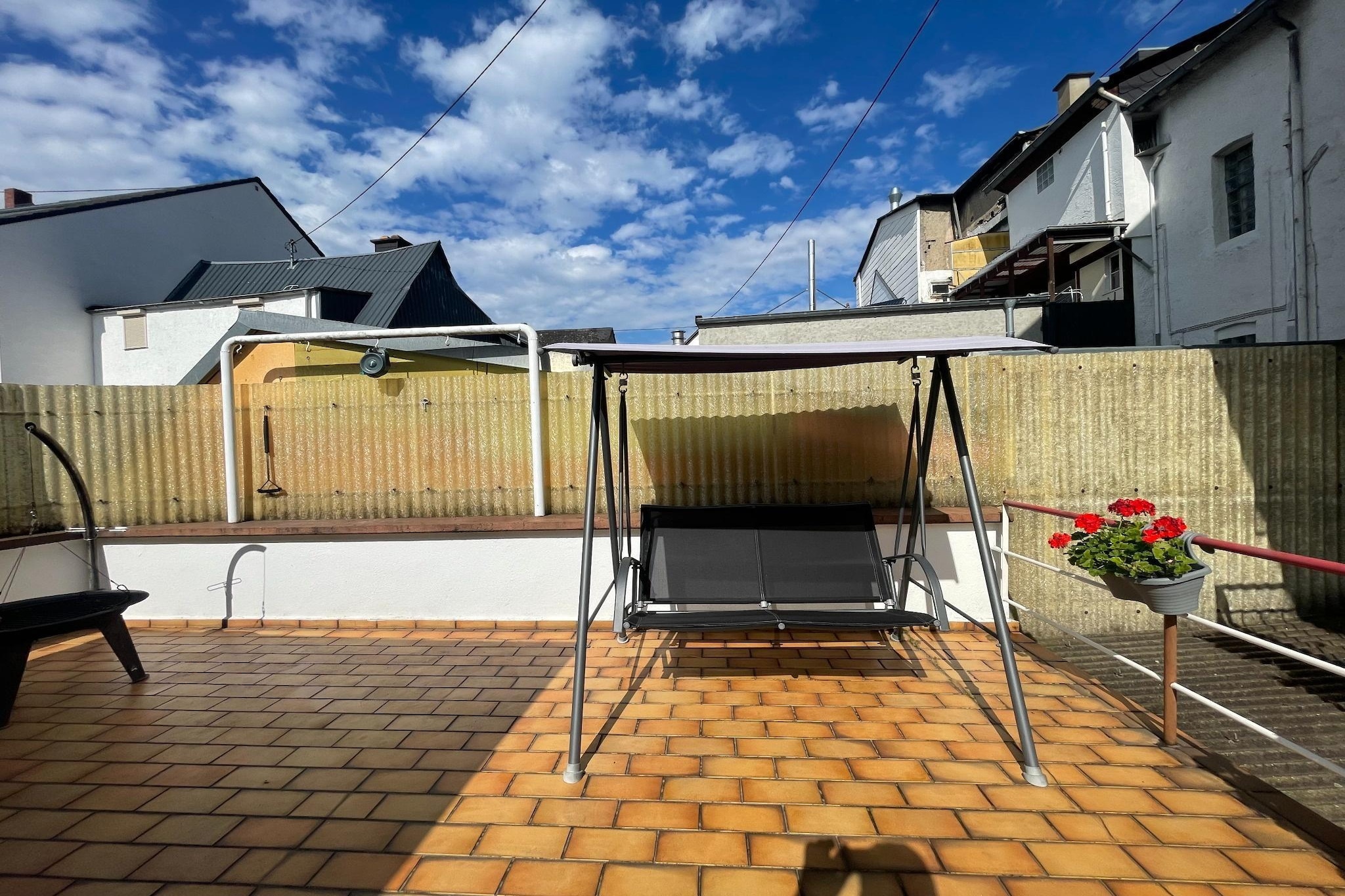 Holiday Apartment am Rhein 1 - Terrace balcony