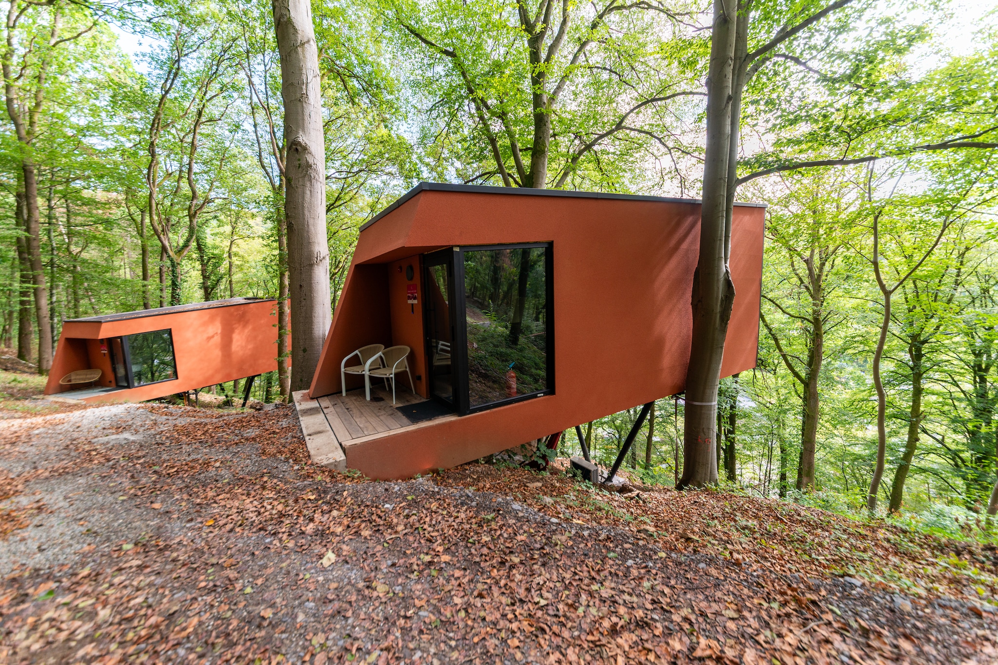 Cabane Olivine 12 - Buitenkant zomer