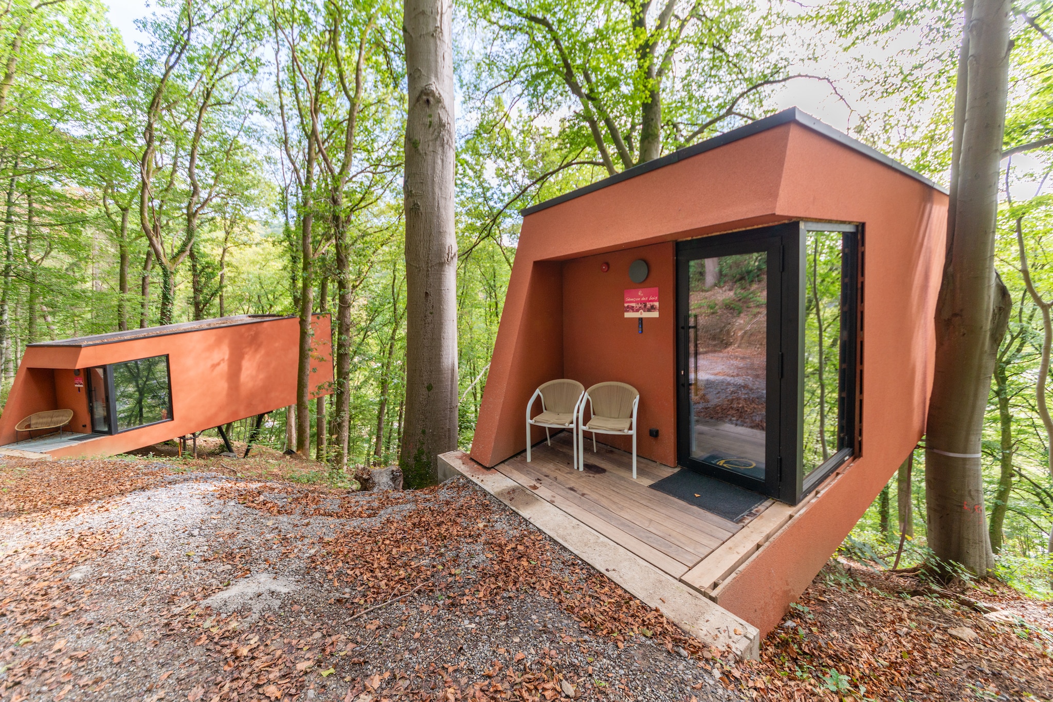 Cabane Olivine 12 - Buitenkant zomer