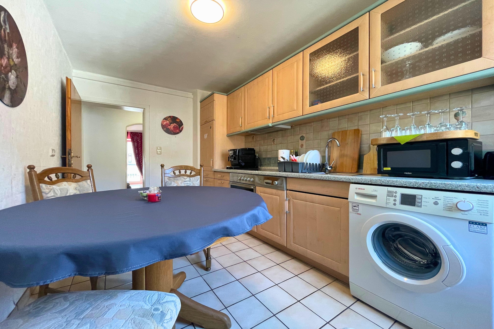 Holiday Apartment am Rhein 3 - Keuken