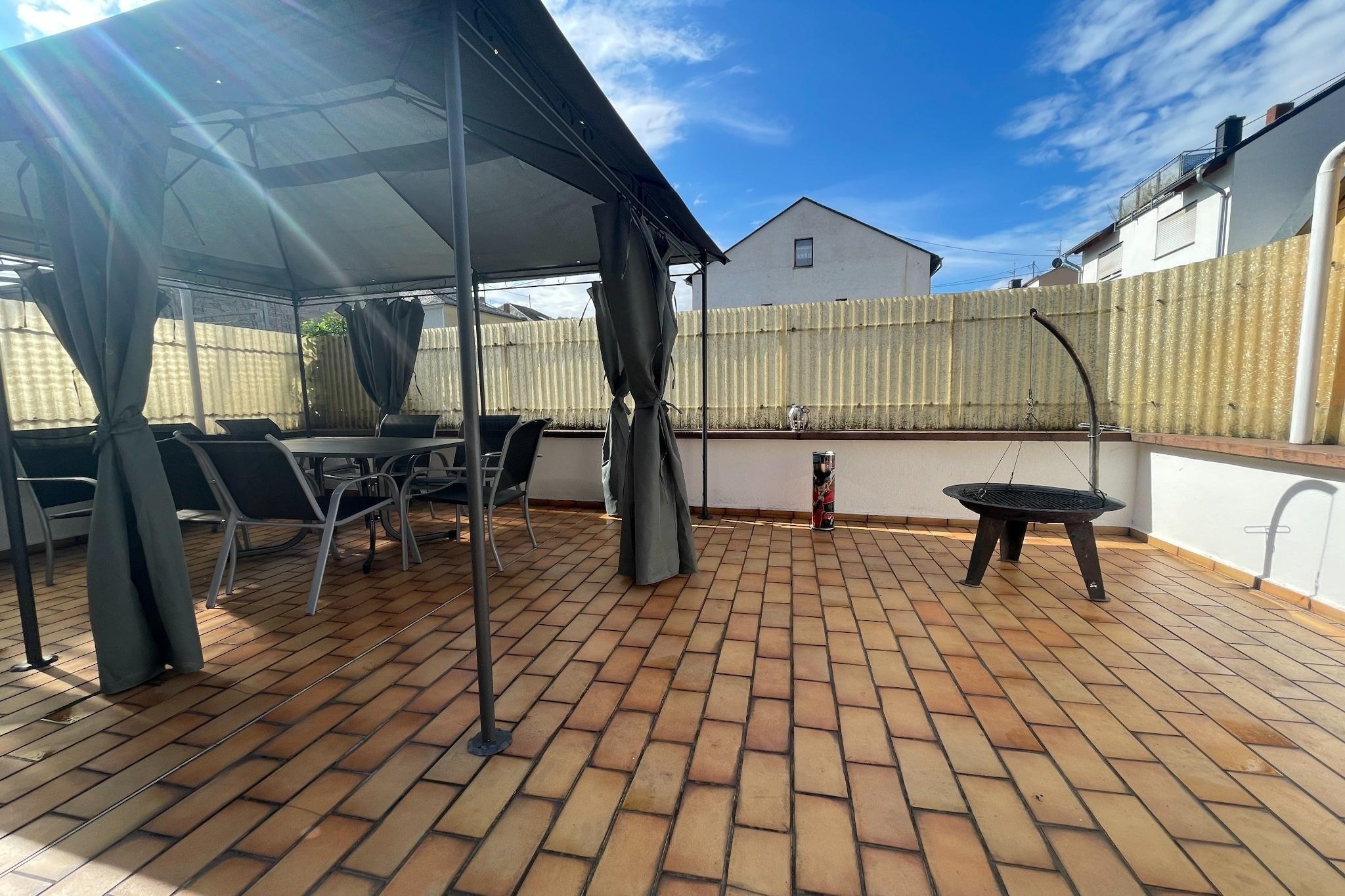 Holiday Apartment am Rhein 4 - Terrace balcony