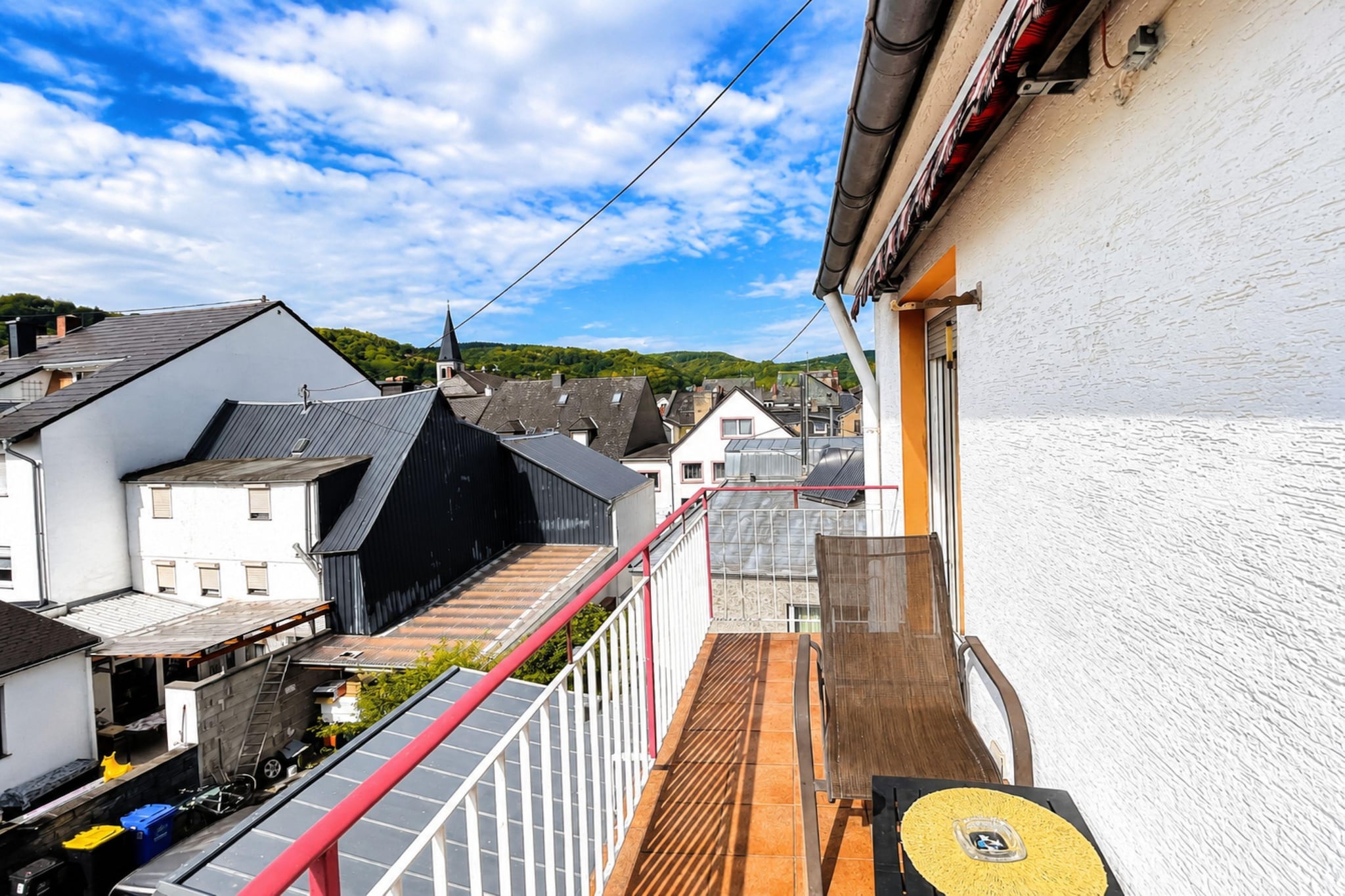 Holiday Apartment am Rhein 4 - Terrace balcony