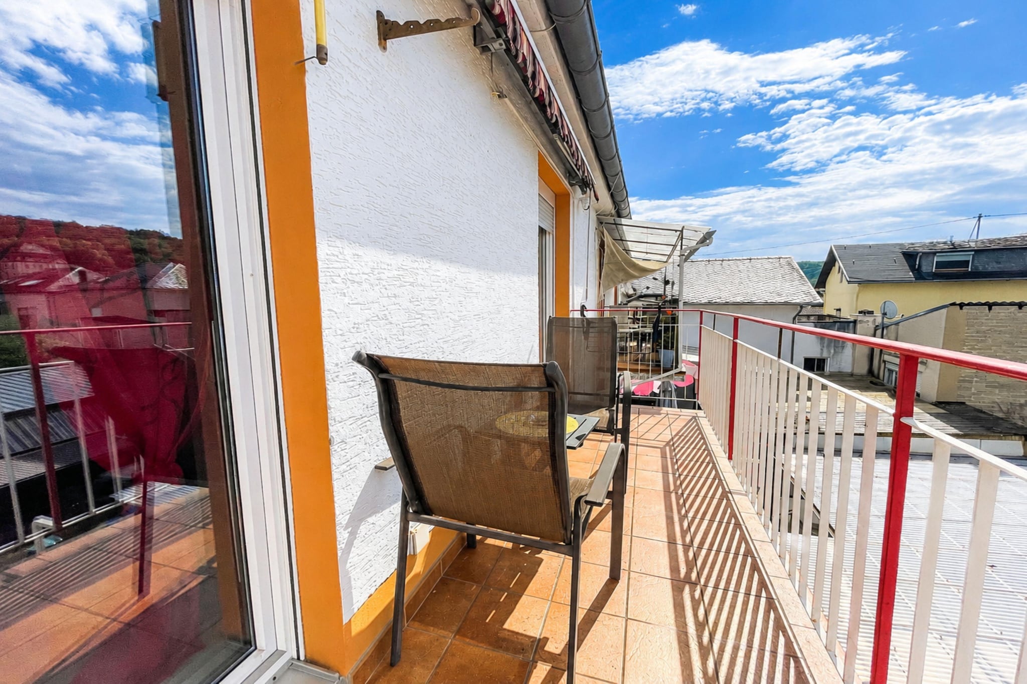 Holiday Apartment am Rhein 4 - Terrace balcony