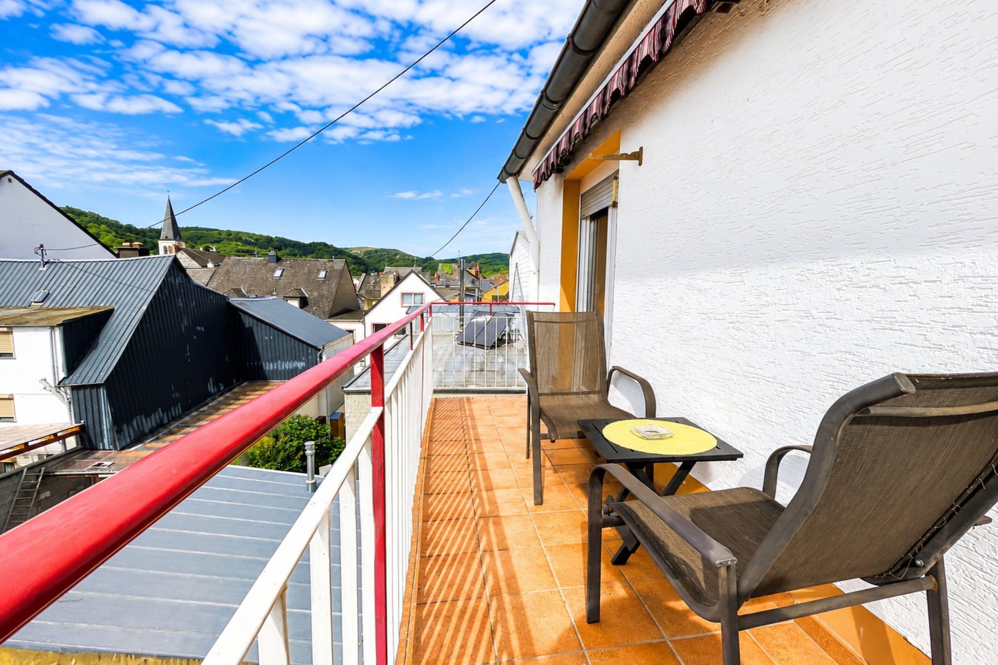 Holiday Apartment am Rhein 4 - Terrace balcony