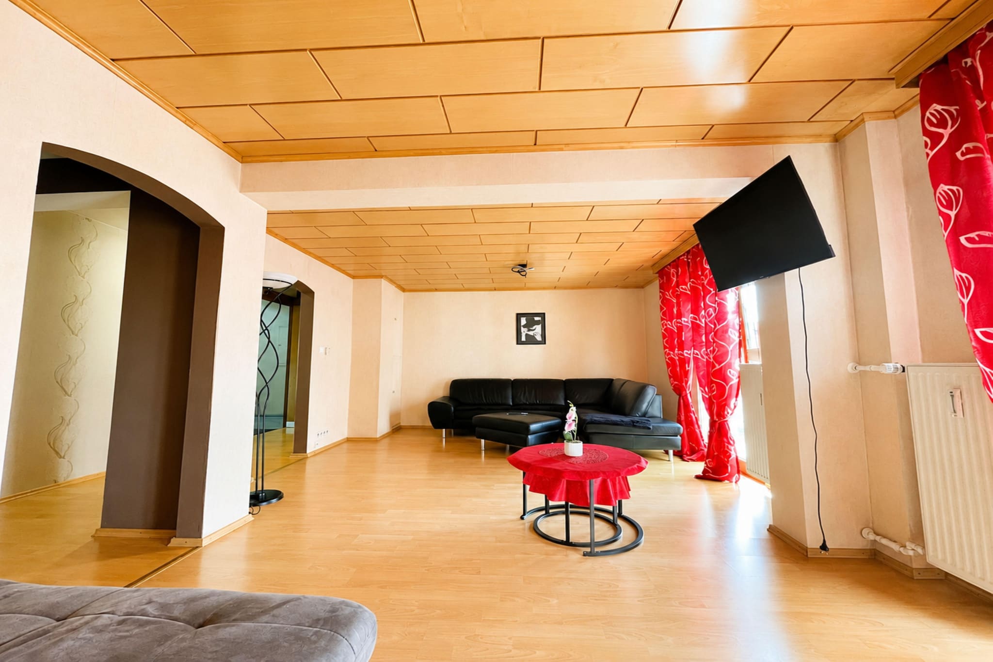 Holiday Apartment am Rhein 4 - Living room