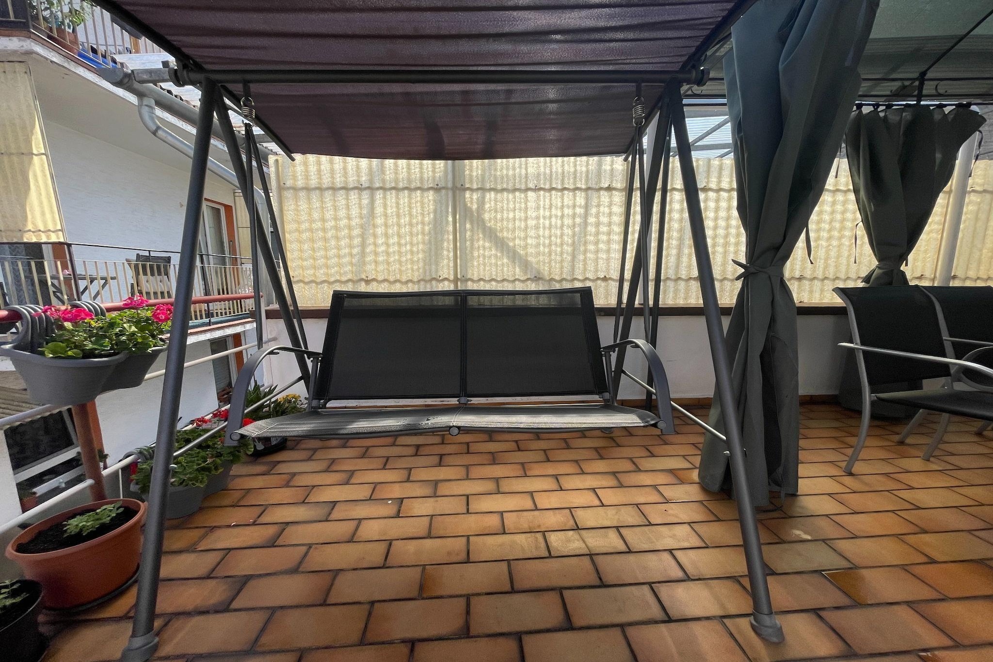 Holiday Apartment am Rhein 5 - Terrace balcony