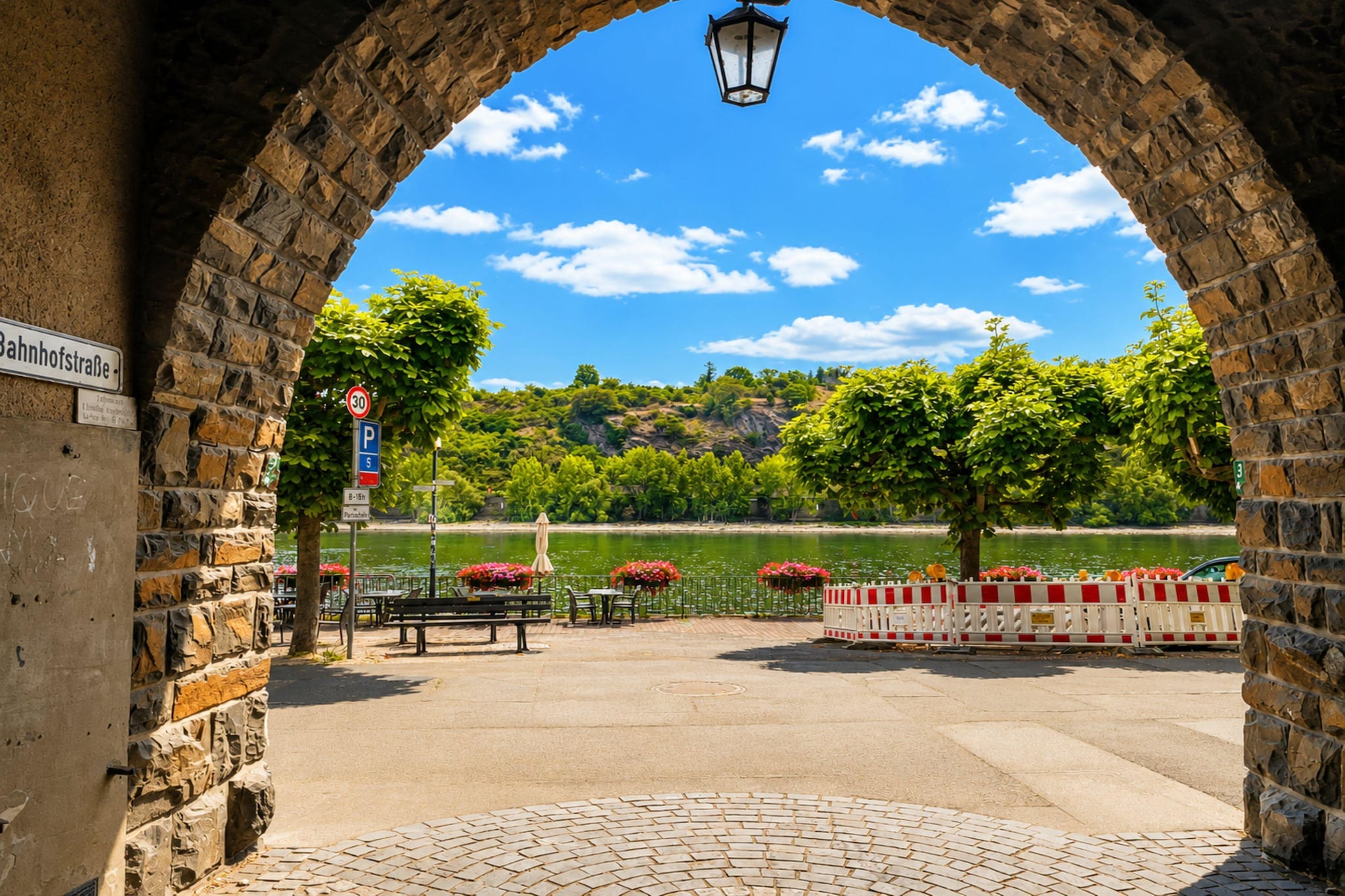 Holiday Apartment am Rhein 5 - Areas within 1km in summer