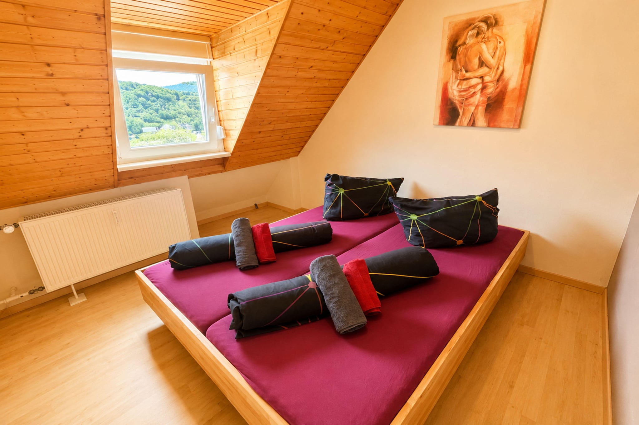 Holiday Apartment am Rhein 5 - Bedroom