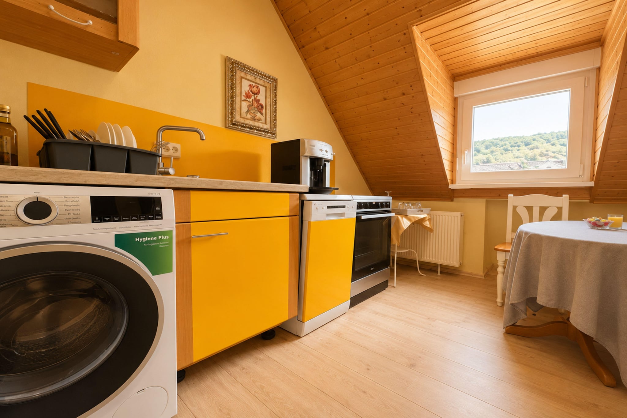 Holiday Apartment am Rhein 5 - Kitchen