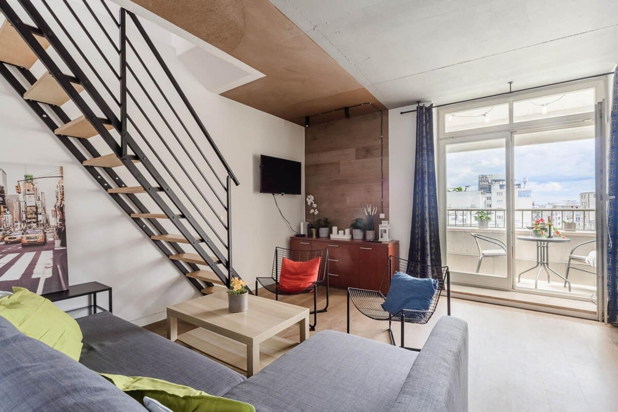 118.ul.Hoża 58(4)* - Wohnzimmer