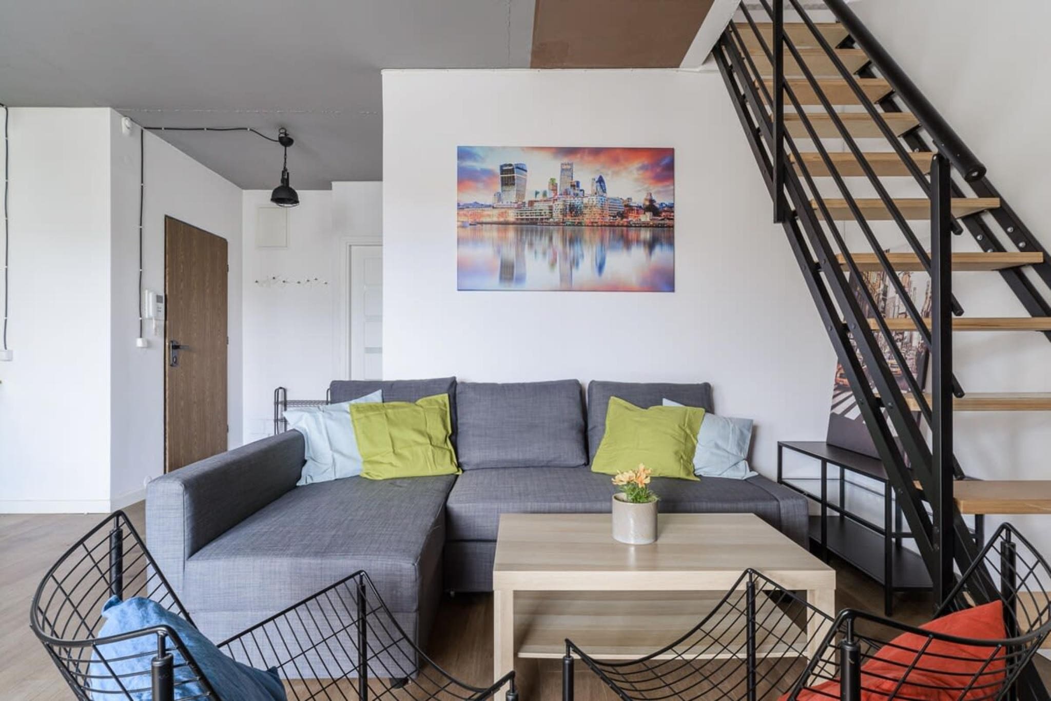 118.ul.Hoża 58(4)* - Wohnzimmer