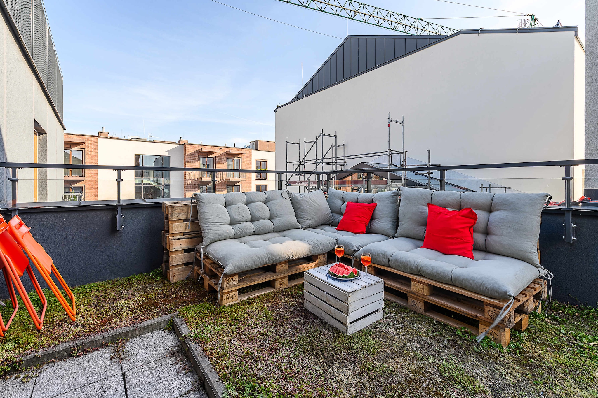 137.Okrzei 18/116(4) - Terrasse/Balkon