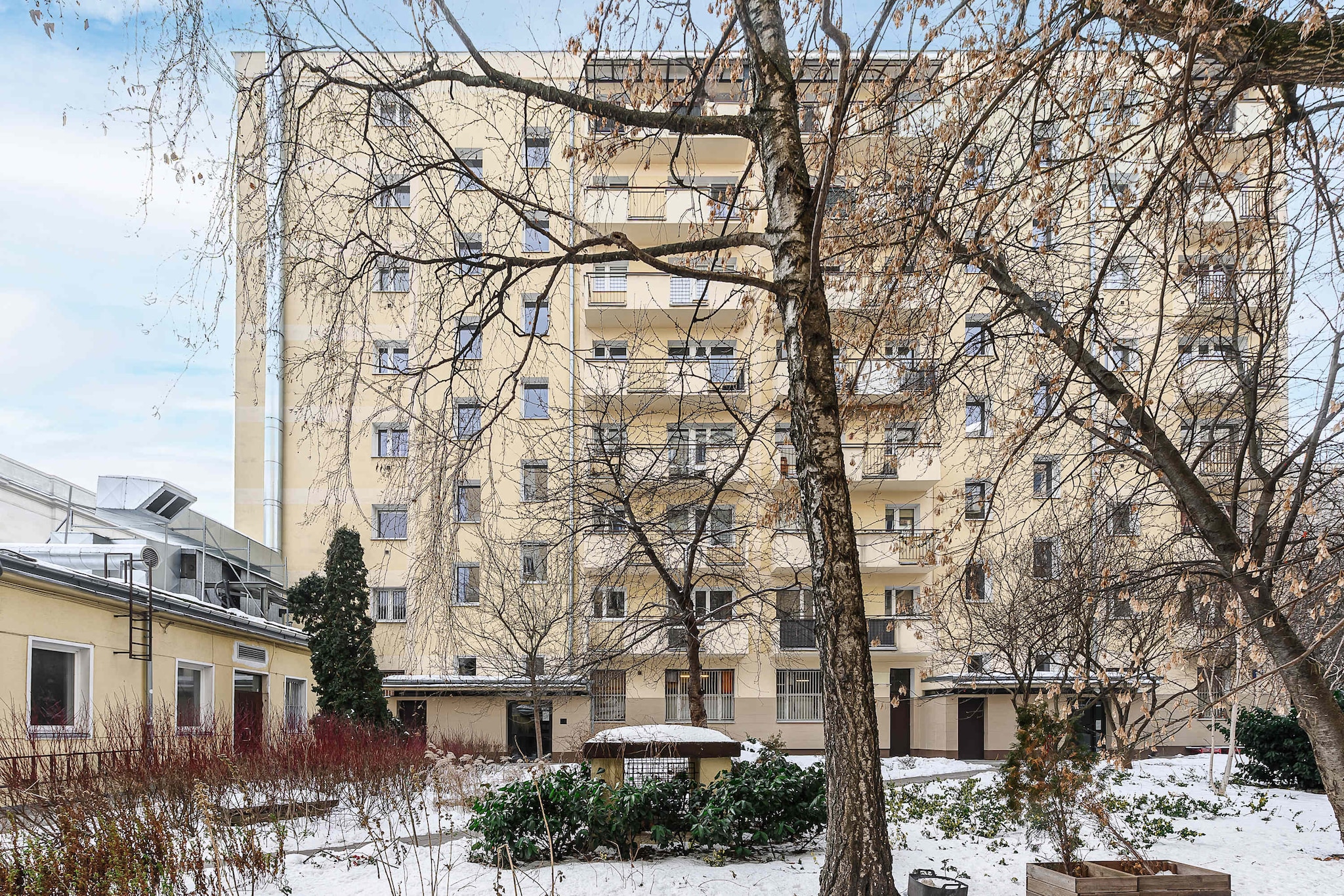 157.Żurawia 16A/6(4) - Außenbereich Winter