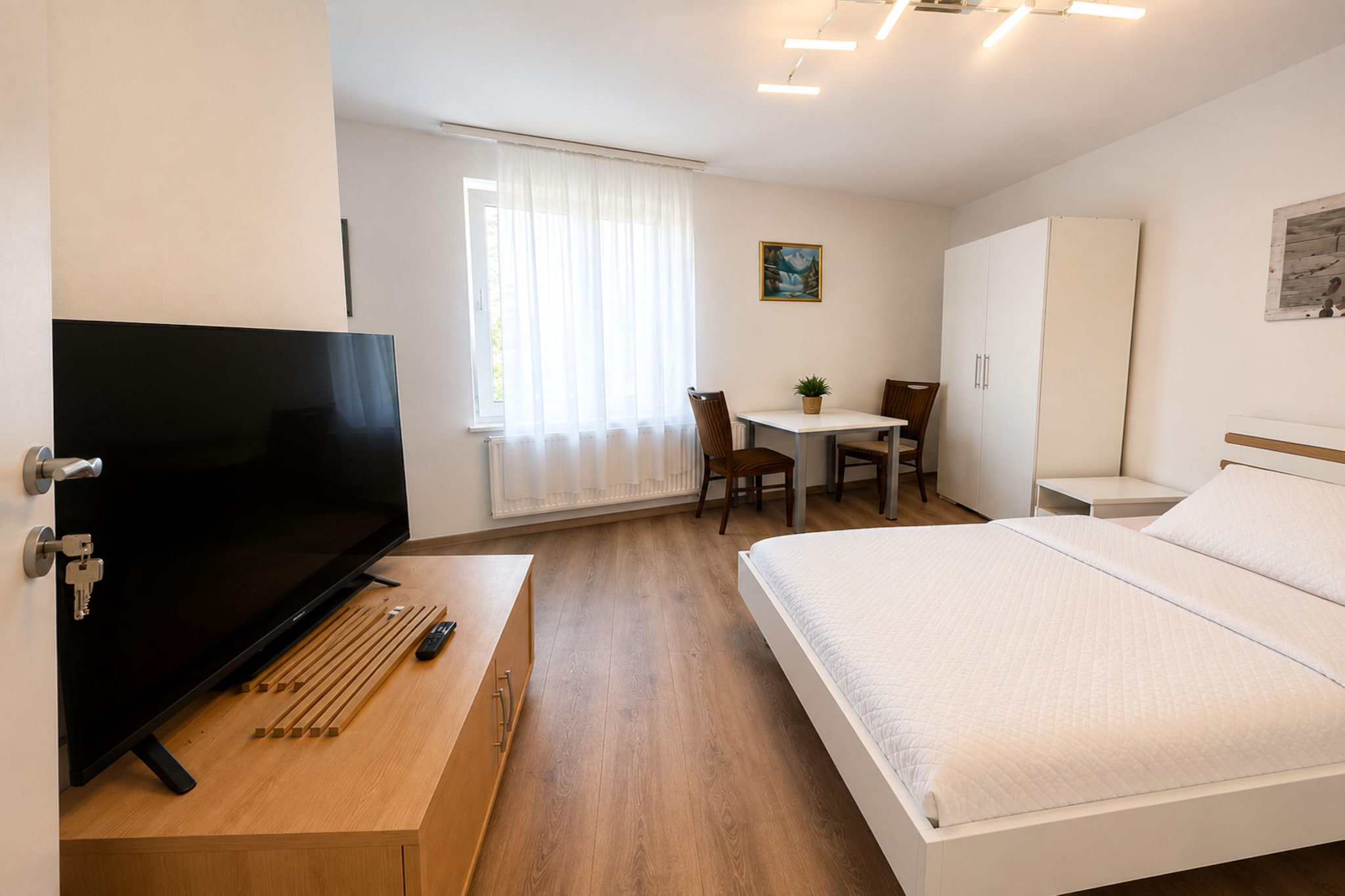Zum Rheinberg Braubach App 2  Etage 1 _ 2 P - Slaapkamer