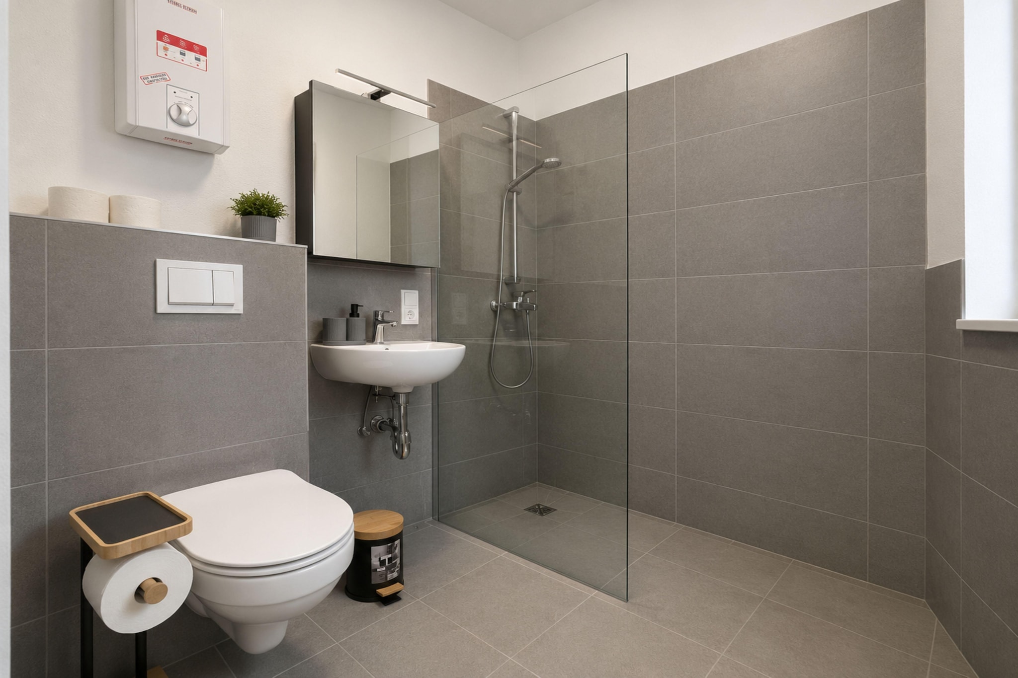 Zum Rheinberg Braubach App4  Etage 2 _ 2 P - Bathroom