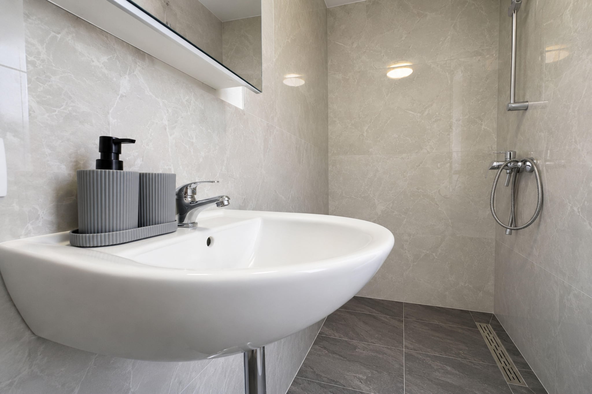 Zum Rheinberg Braubach App 5 Etage 2 _ 6 P - Bathroom