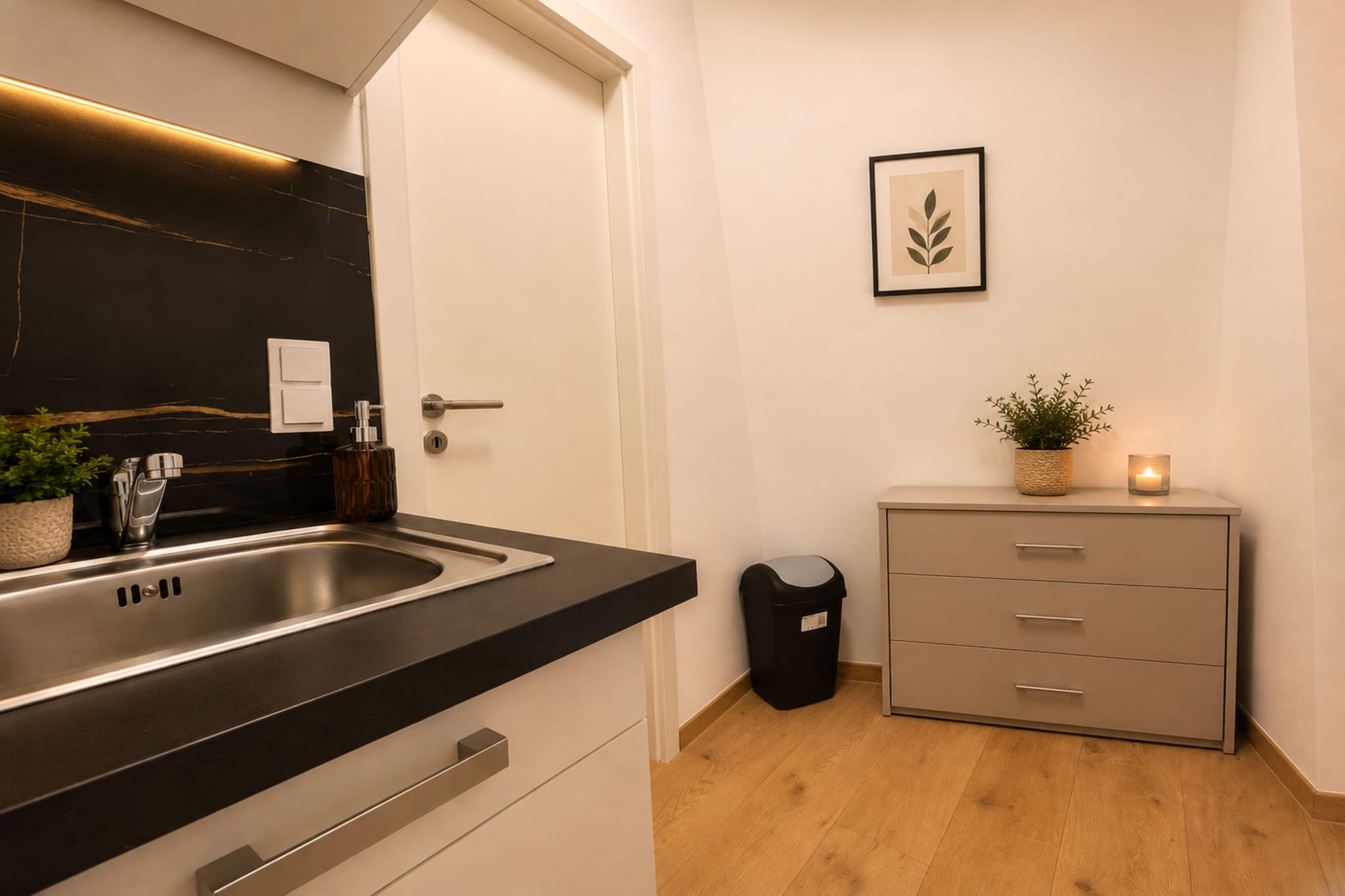 Zum Rheinberg Braubach App 6 Etage 3_2P - Kitchen