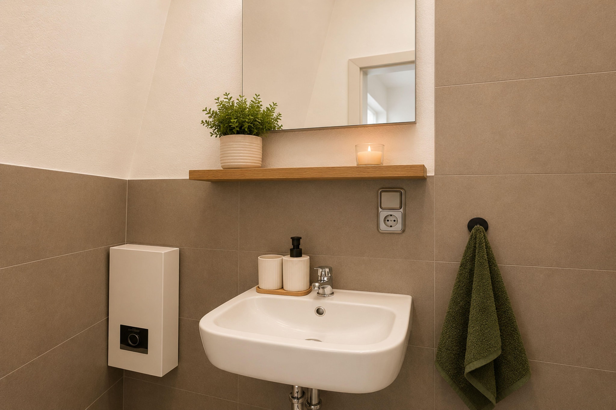 Zum Rheinberg Braubach App 7 Etage 3 _ 6 P - Bathroom