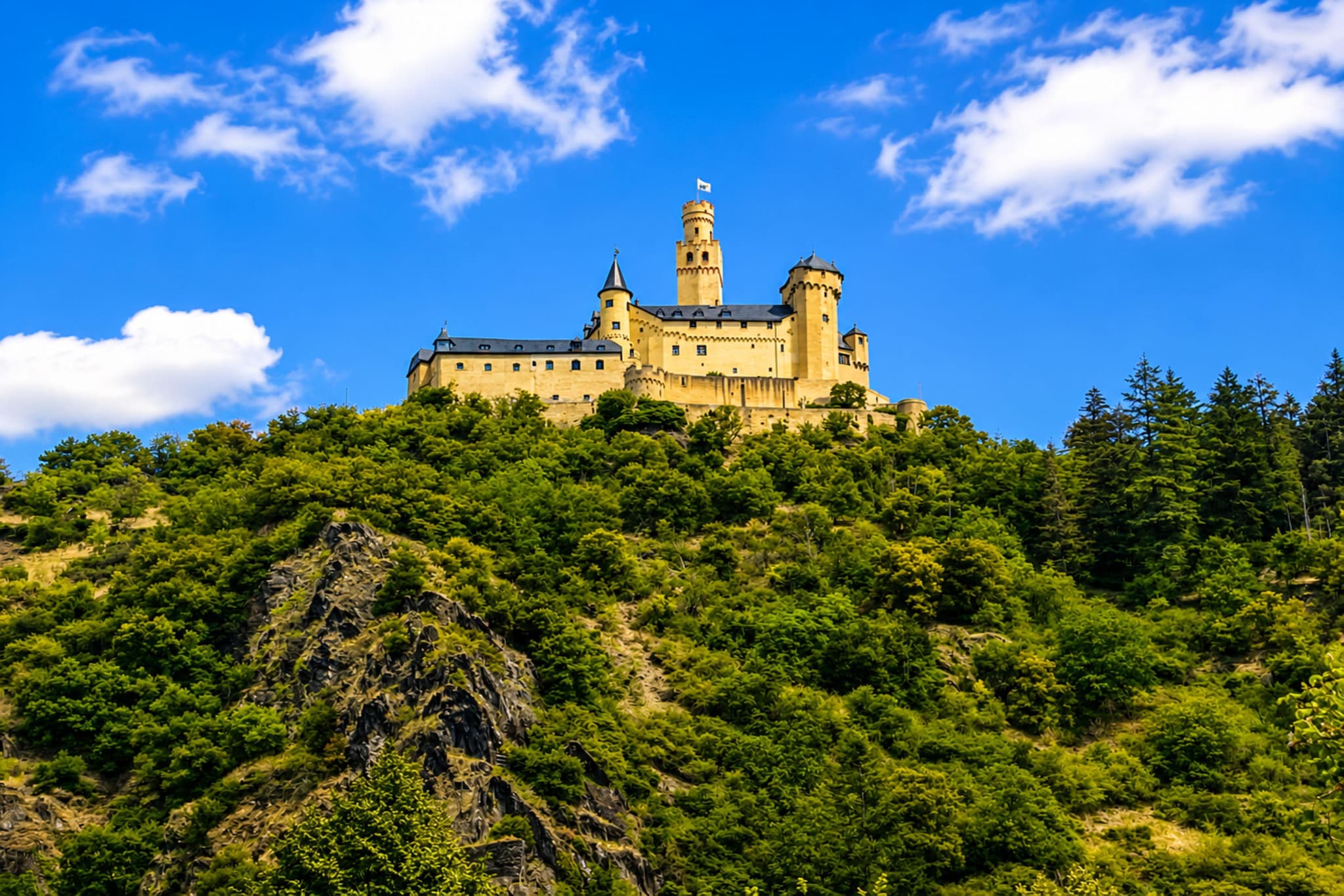 Zum Rheinberg Braubach App 7 Etage 3 _ 6 P - Areas within 1km in summer