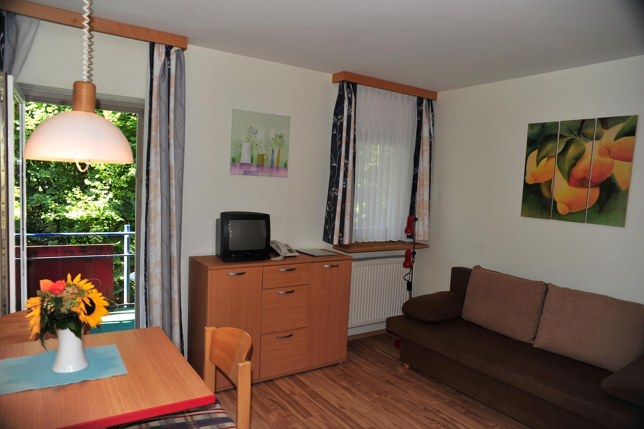 Reiterhof Runding - 2 Raum App - Wohnzimmer