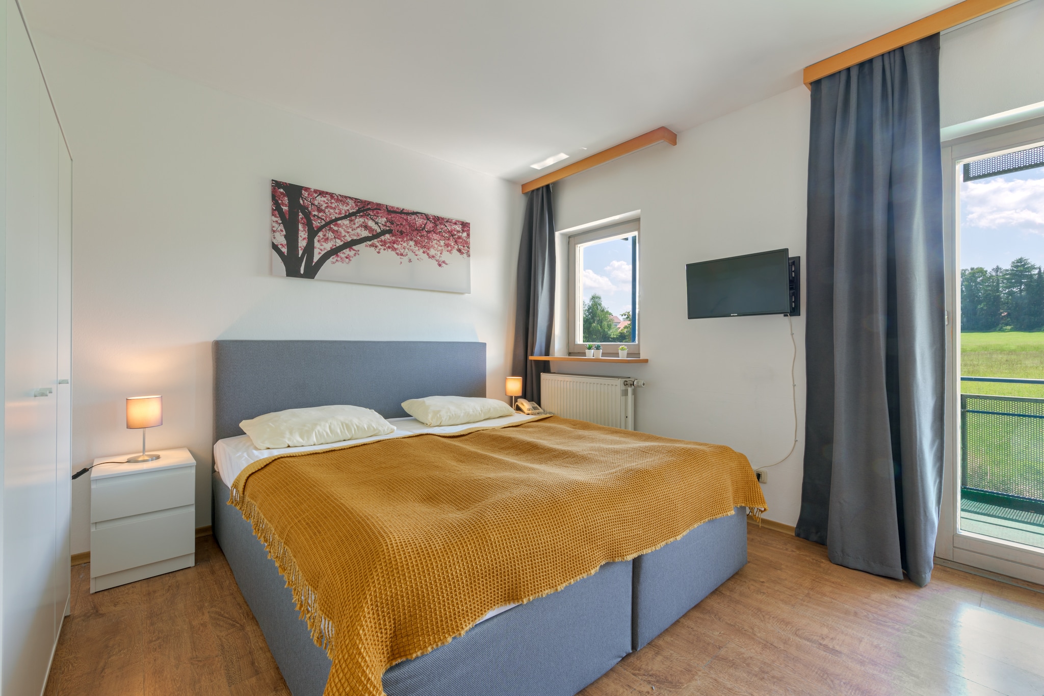 Reiterhof Runding - 2 Raum App - Schlafzimmer
