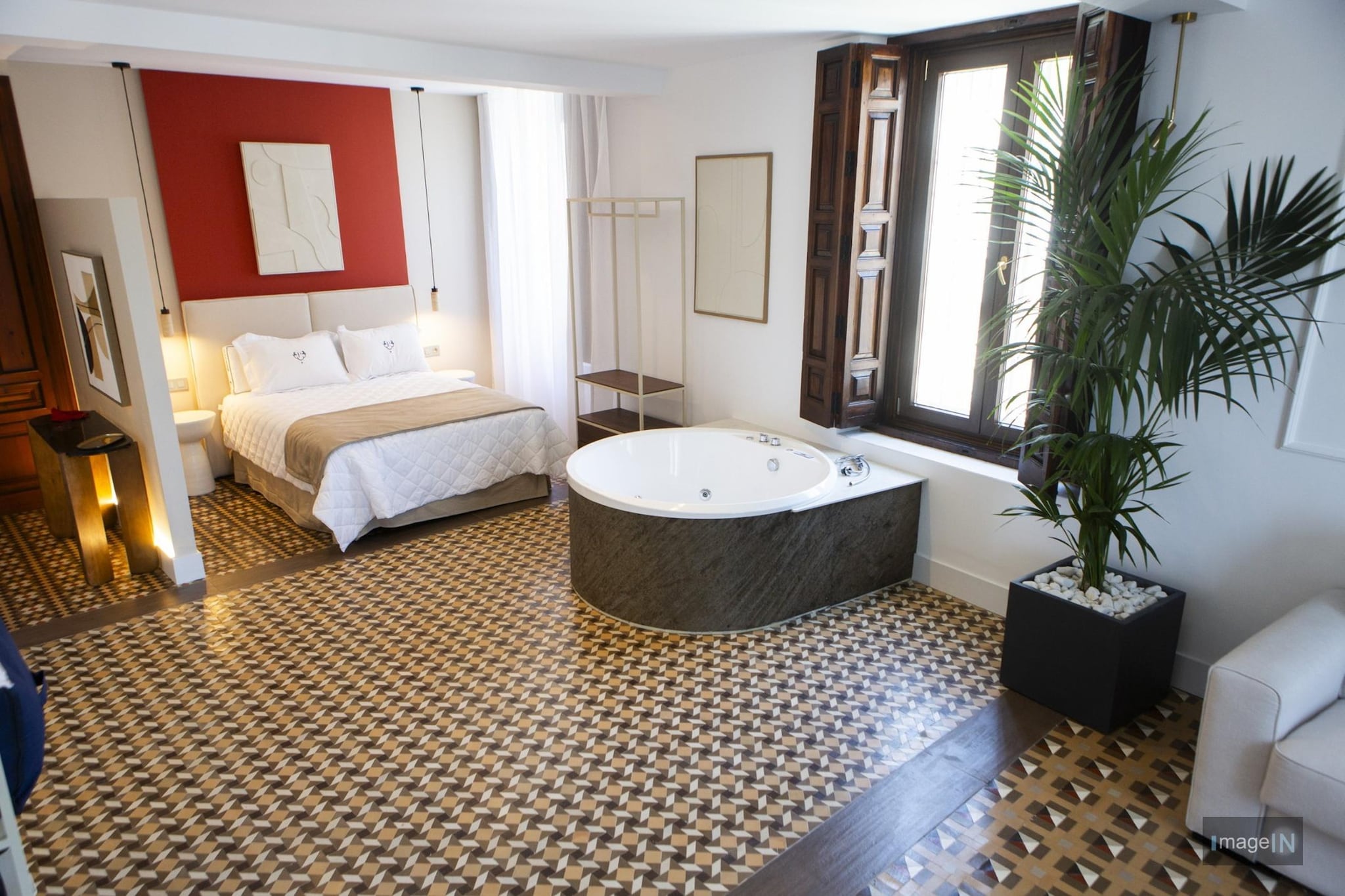 Suite premium con jacuzzy - Chambre