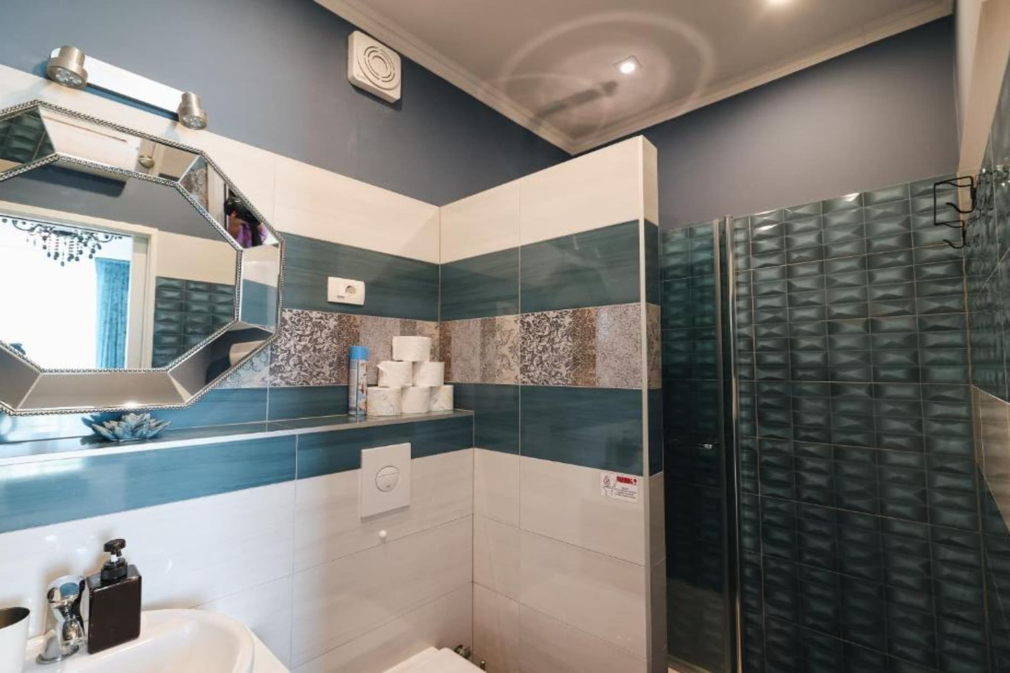 Deluxe apartment Marghareta - Three Bedroom Apartment with  Sea View and Terrace - Badkamer