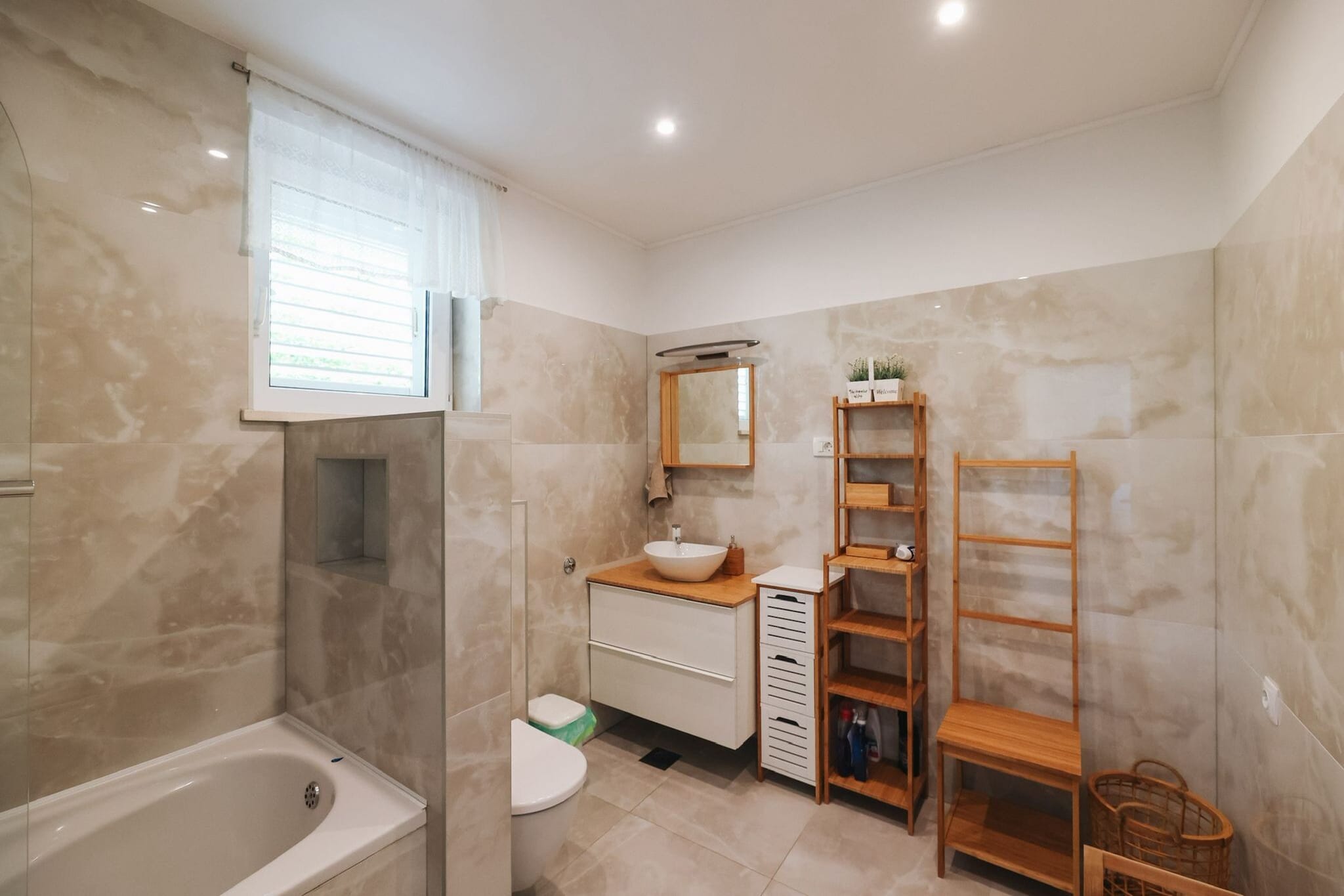 Deluxe apartment Marghareta - Three Bedroom Apartment with  Sea View and Terrace - Badkamer